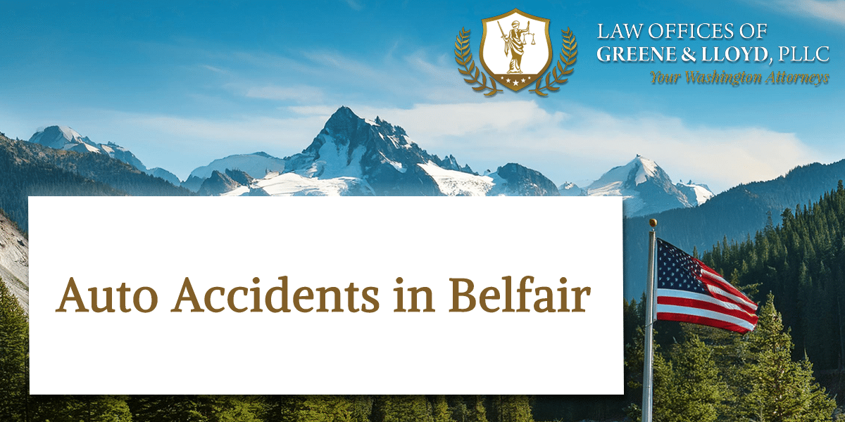 Auto Accidents in Belfair Washington - New