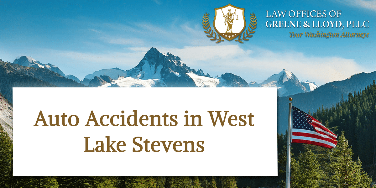 Auto Accidents in West Lake Stevens Washington - New