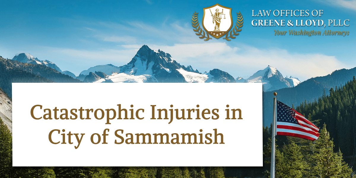 Catastrophic Injuries in City of Sammamish Washington - New