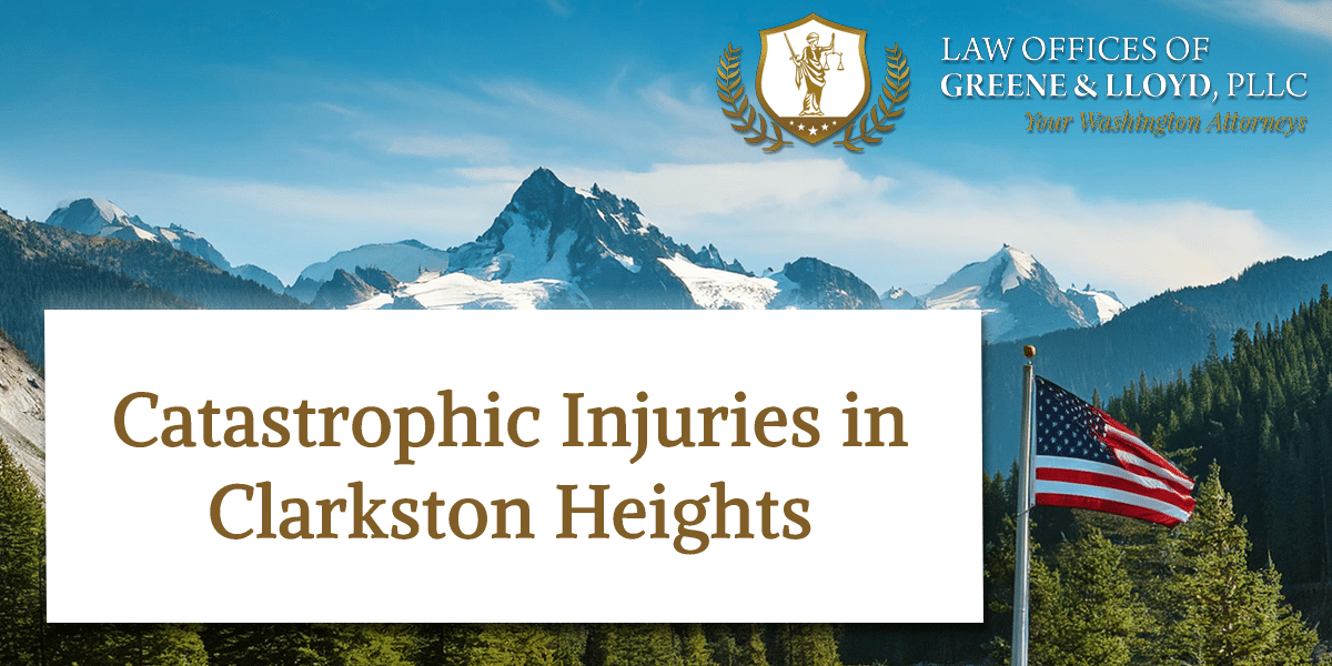 Catastrophic Injuries in Clarkston Heights Washington - New